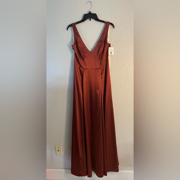 davids bridal bridesmaid dresses sale Long Plus Size Grey Velvet product_family:L13433P Sleeve Length:32-33
